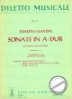 Titelbild für DM 11 - SONATE 2 A-DUR HOB 6:2