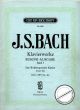 Titelbild für EB 6861 - DAS WOHLTEMPERIERTE KLAVIER 1/2 BWV 854-861