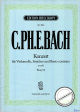 Titelbild für EB 8776 - KONZERT A-MOLL WQ 170 - VC STR