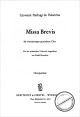 Titelbild für EBCHB 3063 - MISSA BREVIS