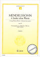 Titelbild für ED 09899 - 6 LIEDER OHNE WORTE OP 30