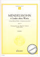 Titelbild für ED 09901 - 6 LIEDER OHNE WORTE OP 53