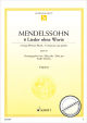 Titelbild für ED 09904 - 6 LIEDER OHNE WORTE OP 85