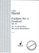 Titelbild für ED 11814 - FANFARE FOR A FESTIVAL OP 64