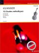 Titelbild für ED 20778 - 10 ETUDES MELODIQUES OP 57