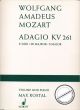 Titelbild für ED 4823 - ADAGIO E-DUR KV 261