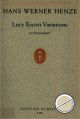 Titelbild für ED 5428 - LUCY ESCOTT VARIATIONEN (1963)