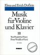 Titelbild für ED 6028 - MUSIK FUER VIOLINE + KLAVIER 3
