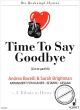 Titelbild für ED 8765 - TIME TO SAY GOODBYE / CON TE PA