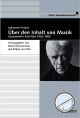 Titelbild für ED 9973 - UEBER DEN INHALT VON MUSIK