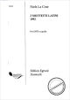 Titelbild für EGKB398 - 3 MOTTETTI LATINI (1992) : FOR