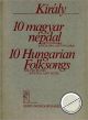 Titelbild für EMB 12766 - 10 UNGARISCHE VOLKSLIEDER