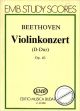 Titelbild für EMB 40060 - KONZERT D-DUR OP 61