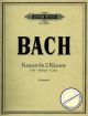 Titelbild für EP 2200A - KONZERT C-DUR BWV 1061 - 2 KLAV