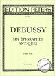 Titelbild für EP 7277 - 6 EPIGRAPHES ANTIQUES