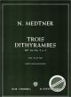 Titelbild für FORBERG 01033 - 3 DITHYRAMBES OP 10 - NR 2 + 3