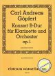 Titelbild für GM 1404 - KONZERT B-DUR OP 1 - KLAR ORCH