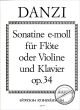 Titelbild für GM 744 - SONATINE E-MOLL OP 34