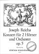Titelbild für GM 804 - KONZERT E-DUR OP 5 - 2 HRN ORCH