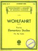 Titelbild für GS 25698 - 40 ELEMENTARY STUDIES OP 54