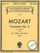 Titelbild für GS 25842 - KONZERT 5 A-DUR KV 219 - VL ORC