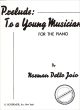 Titelbild für GS 28366 - PRELUDE TO A YOUNG MUSICIAN