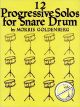 Titelbild für HL 347783 - 12 PROGRESSIVE SOLOS FOR SNARE DRUM