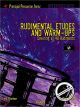 Titelbild für HL 6620172 - RUDIMENTAL ETUDES AND WARM UPS - INTERMEDIATE