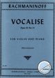 Titelbild für IMC 1632 - VOCALISE OP 34/14