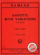Titelbild für IMC 1675 - GAVOTTE + VARIATIONEN A-MOLL