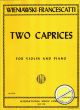 Titelbild für IMC 2439 - 2 ETUDES CAPRICES OP 18 / 4 / 5