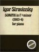 Titelbild für ISBN 0-571-50507-4 - SONATE FIS-MOLL (1903/04)