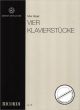 Titelbild für JUNNE 10 - 4 KLAVIERSTUECKE