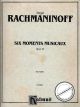 Titelbild für KALMUS 03820 - 6 MOMENTS MUSICAUX OP 16