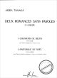 Titelbild für LEMOINE 24658 - 2 ROMANCES SANS PAROLES