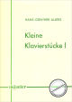 Titelbild für M 18478 - KLEINE KLAVIERSTUECKE 1