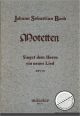 Titelbild für M 64011-02 - SINGET DEM HERRN EIN NEUES LIED BWV 225