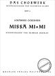 Titelbild für M 80004 - MISSA MI MI
