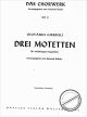 Titelbild für M 80010 - 3 MOTETTEN 1