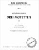 Titelbild für M 80067 - 3 MOTETTEN