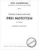 Titelbild für M 80072 - 3 MOTETTEN