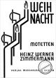 Titelbild für MERS 474 - WEIHNACHT - 4 MOTETTEN
