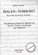 Titelbild für METEMB 921 - SING EIN - STIMM MIT 1