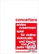 Titelbild für N 1342 - CONCERTARE - ERSTES ZUSAMMENSPIEL