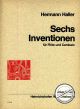 Titelbild für N 8738 - 6 INVENTIONEN