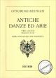 Titelbild für NR 117515 - ANTICHE DANZE ED ARIE