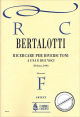 Titelbild für ORPHEUS -RCF01 - RICERCARE PER DIVERSI TONI A UNA E DUE VOCI