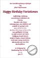 Titelbild für PAN 34 - HAPPY BIRTHDAY VARIATIONEN