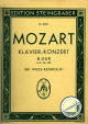 Titelbild für STEIN 2252 - KONZERT 27 B-DUR KV 595 - KLAV
