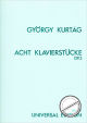 Titelbild für UE 14140 - 8 KLAVIERSTUECKE OP 3